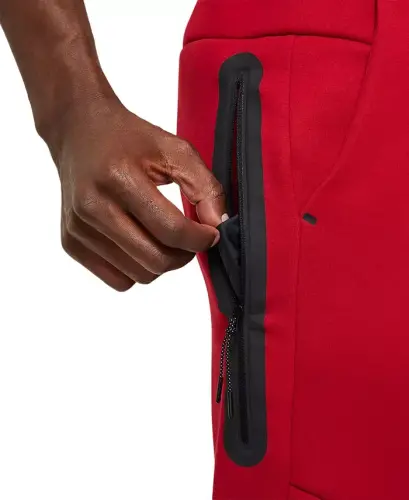 Men's Tech Fleece Joggers-Gym Red/Black - 3