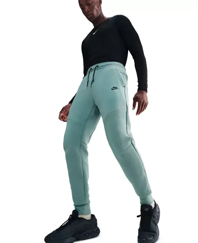 Men's Tech Fleece Joggers - Light Blue/Black - 2