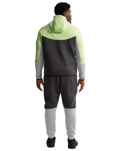Men's Tech Fleece Drawstring Joggers Pants - Lite Liquid Lime/Anthracite/Black - 4