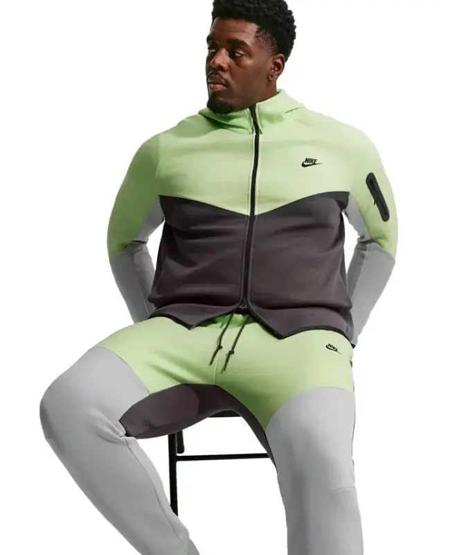 Men's Tech Fleece Joggers - Lite Liquid Lime/Anthracite/Black - 4