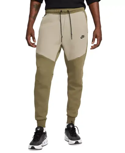 Men's Tech Fleece Joggers - Medium Olive/Light Army 
