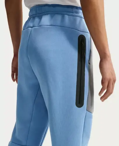 Men's Tech Fleece Joggers - Work Blue/Cool Gray - 3