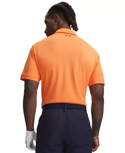 Men's Tech Short-Sleeve Polo Shirt - Orange Block/870 - 3