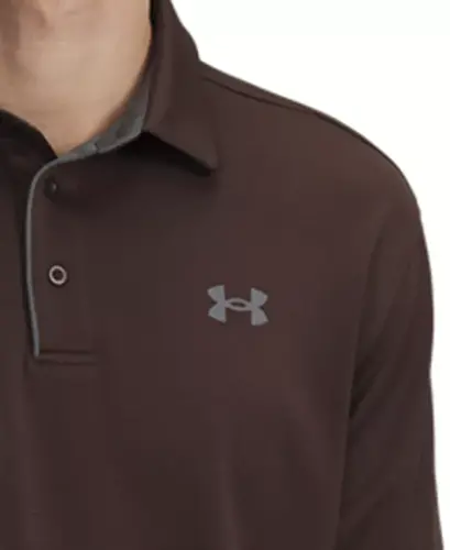 Men's Tech Short-Sleeve Polo Shirt - Brown - UNDER ARMOUR (1)