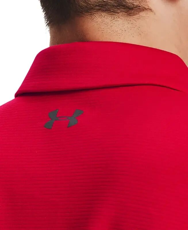 Men's Tech Short-Sleeve Polo Shirt - Red - 3