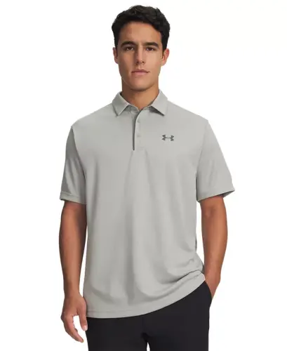 Men's Tech Short-Sleeve Polo Shirt - Titanium/Pitch Gray 