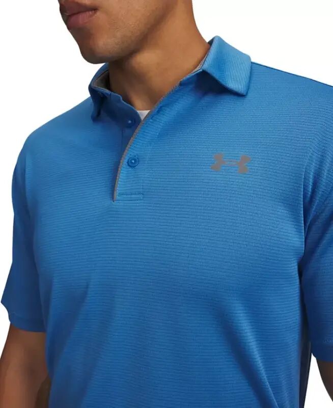 Men's Tech Short-Sleeve Polo Shirt - Aegean Blue/430 - 2