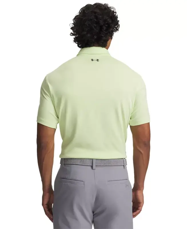 Men's Tech Short-Sleeve Polo Shirt - Fade Green/Pitch Gray - 2