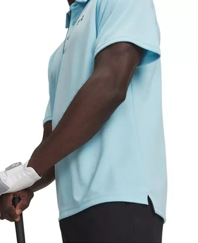 Men's Tech Short-Sleeve Polo Shirt - Opal Blue - 2