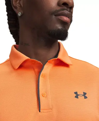 Men's Tech Short-Sleeve Polo Shirt - Orange Block/870 - 2