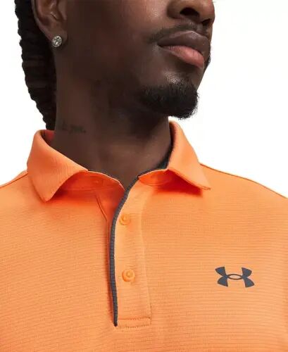 Men's Tech Short-Sleeve Polo Shirt - Orange Block/870 - 2