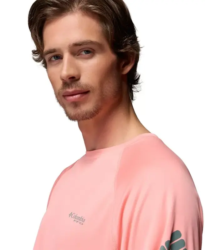 Men's Terminal Tackle Long-Sleeve T-Shirt - Beet/White logo - 1