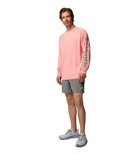 Men's Terminal Tackle Long-Sleeve T-Shirt - Beet/White logo - 2