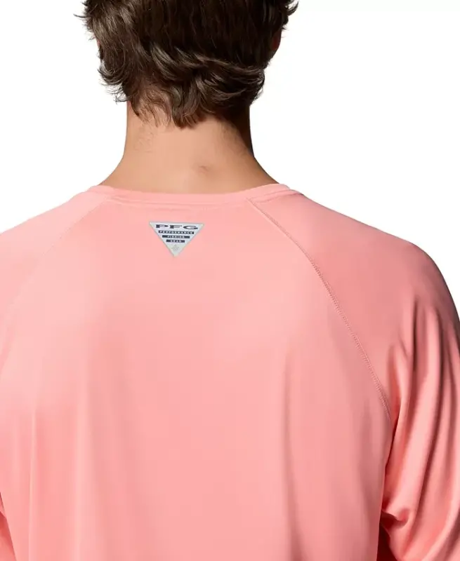 Men's Terminal Tackle Long-Sleeve T-Shirt - Beet/White logo - 5