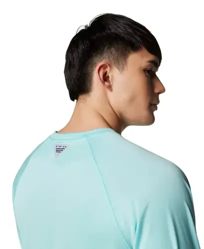 Men's Terminal Tackle Long-Sleeve T-Shirt - Gulf Stream/Black Logo - 4
