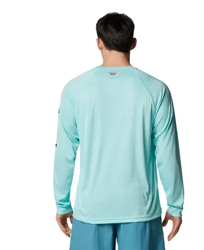 Men's Terminal Tackle Long-Sleeve T-Shirt - Gulf Stream/Black Logo - 5