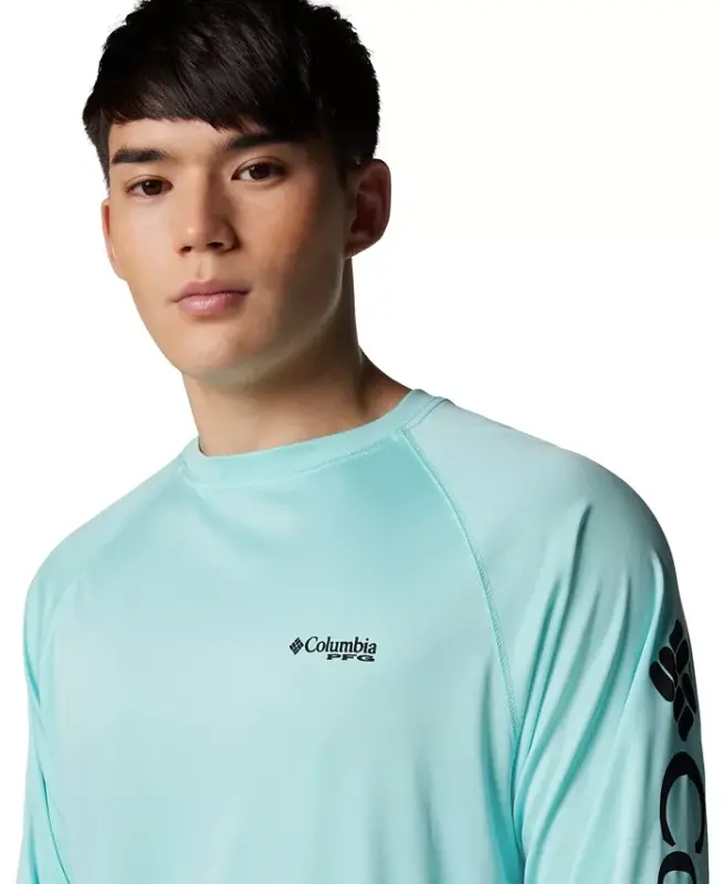 Men's Terminal Tackle Long-Sleeve T-Shirt - Gulf Stream/Black Logo - 6