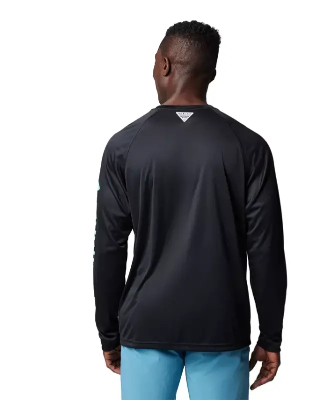 Men's Terminal Tackle Long-Sleeve T-Shirt - Black/Gulf Stream Logo - 7