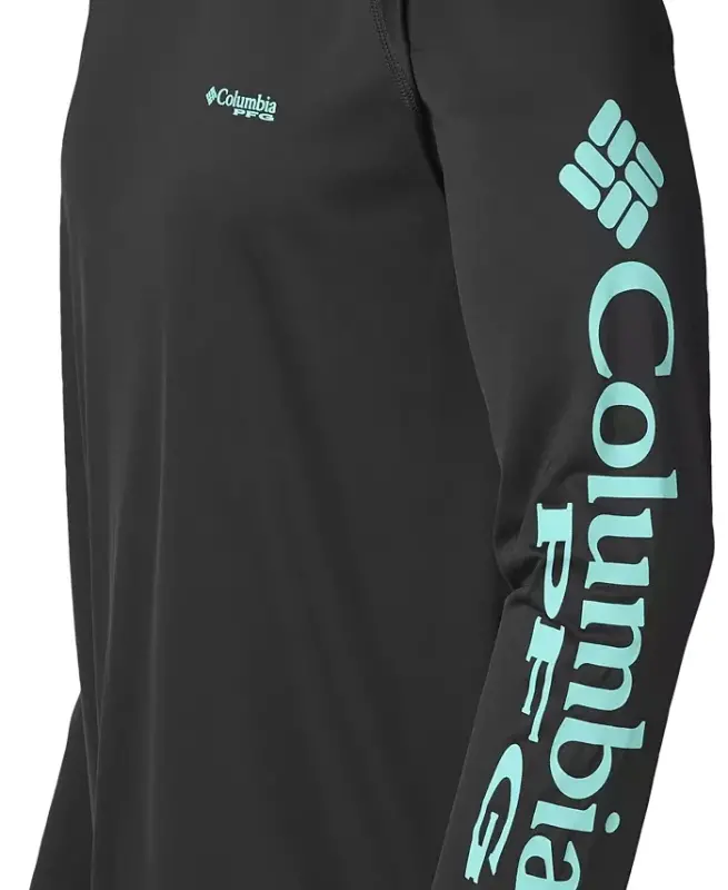 Men's Terminal Tackle UPF 50 Quick Dry Shirt - Black/Gulf Stream Logo - 4