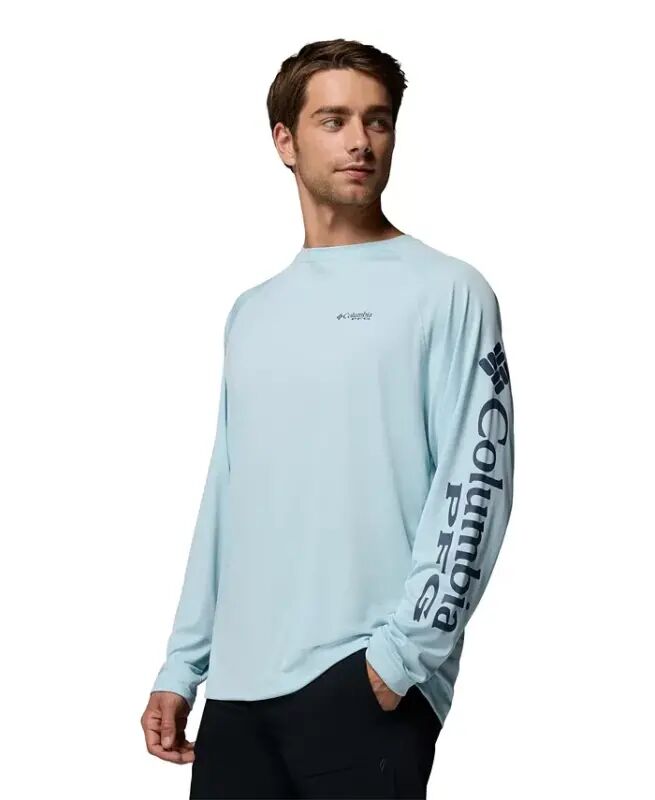 Men's Terminal Tackle Uzun Yengli T-Shirt - Marine Light/Nocturnal Logo - 3