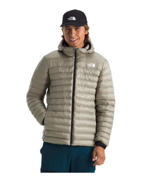 Men's Terra Peak Puffer Hoodie Clay Grey - 1