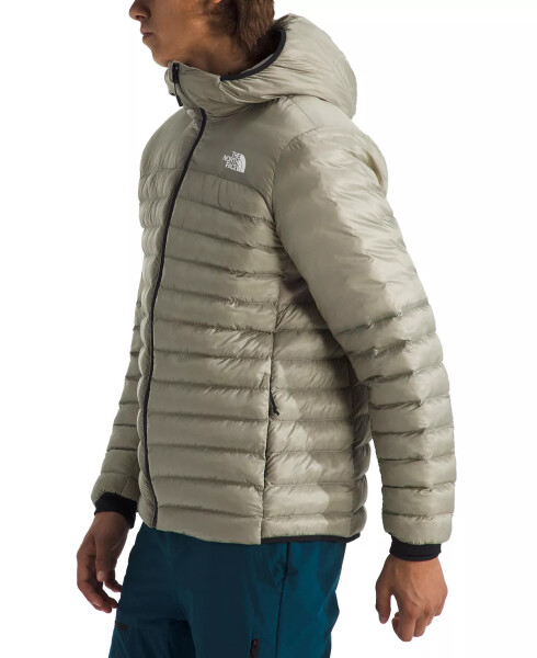 Men's Terra Peak Puffer Hoodie Clay Grey - 3