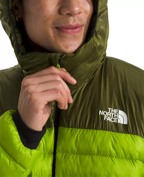 Men's Terra Peak Puffer Hoodie Meadow Grass/forest Olive - 3