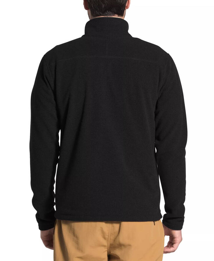 Men's Textured Cap Rock 1/4 Zip Pullover Sweatshirt Tnf Black - 3