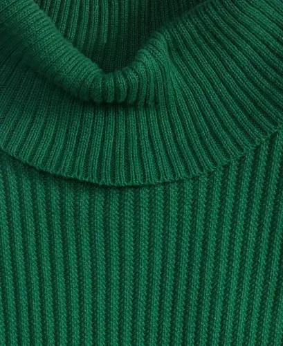 Men's Textured Cotton Turtleneck Sweater, Created for Modazone - Bonsai - 4