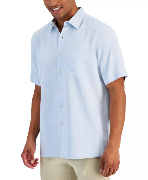 Men's Textured Shirt, Created for Modazone Alfresco Blue - 2