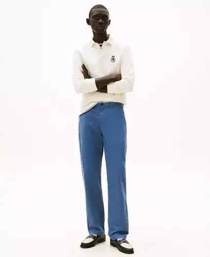 Men's TH Flex Stretch Regular-Fit Chino Pant-Bayhead Blue - TOMMY HILFIGER (1)