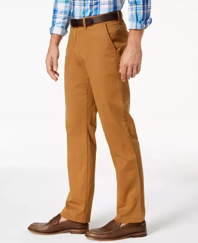 Men's TH Flex Stretch Regular-Fit Chino Pant-Cohiba Brown - 4