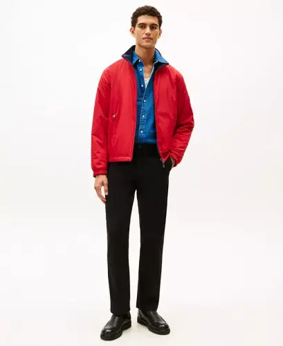 Men's TH Flex Stretch Regular-Fit Chino Pant-Deep Knit Black - TOMMY HILFIGER (1)