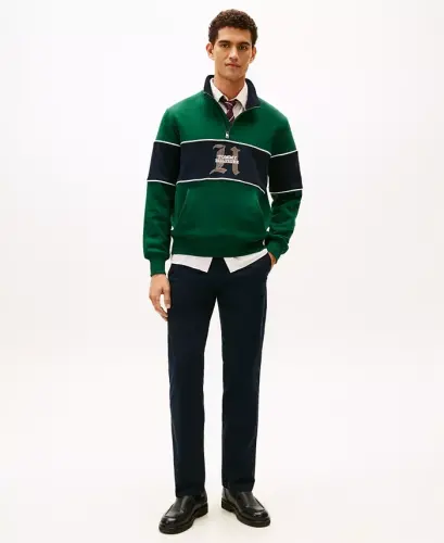 Men's TH Flex Stretch Regular-Fit Chino Pant-Navy Blaze - TOMMY HILFIGER (1)