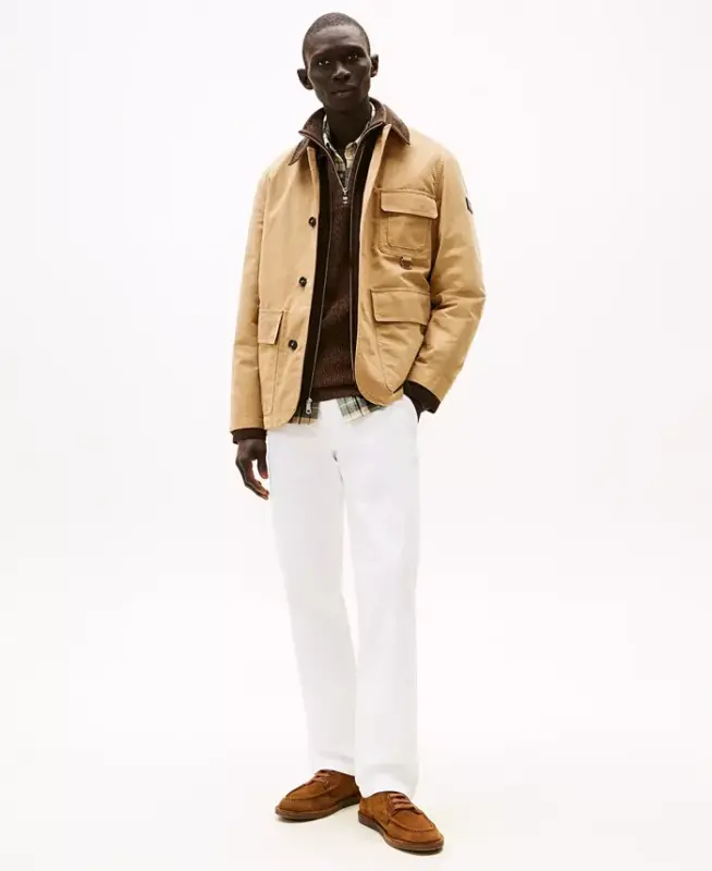 Men's TH Flex Stretch Regular-Fit Chino Pant-White - 2