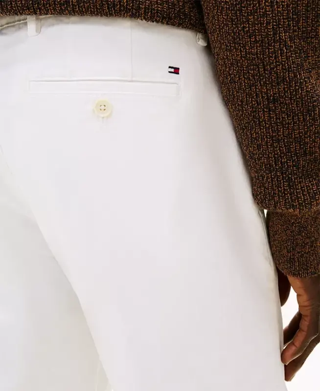 Men's TH Flex Stretch Regular-Fit Chino Pant-White - 3