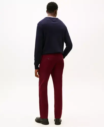 Men's TH Flex Stretch Straight-Fit Chino Pant - Deep Rouge - 3
