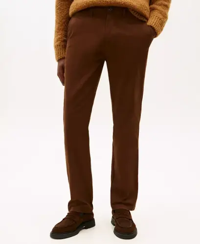 Men's TH Flex Stretch Straight-Fit Chino Pant - Legacy Brown - 1
