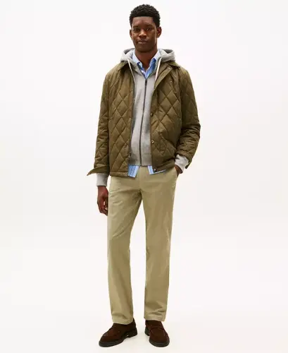 Men's TH Flex Stretch Straight-Fit Chino Pant - Liberty Gray - TOMMY HILFIGER (1)