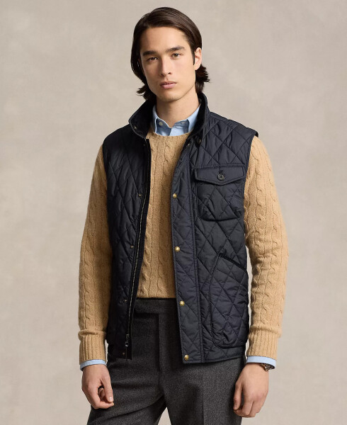 Men's The Beaton Quilted Utility Vest Black - 1