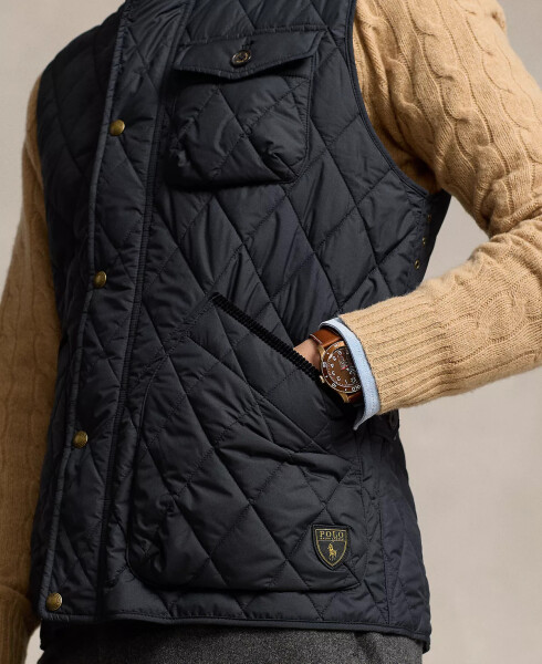 Men's The Beaton Quilted Utility Vest Black - 3