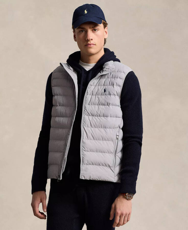 Men's The Colden Packable Vest Grey Htr - 1