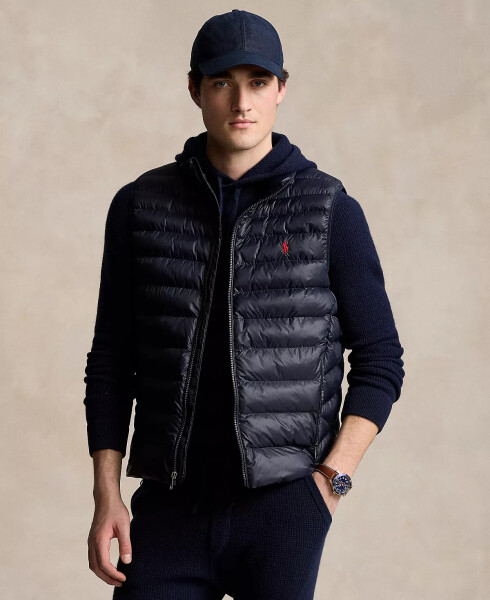 Men's The Colden Packable Vest Navy - 1