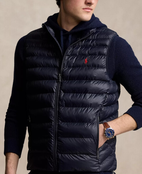 Men's The Colden Packable Vest Navy - 3