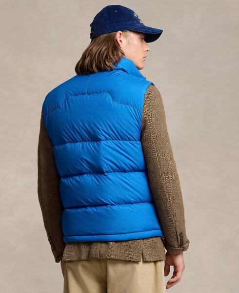 Men's The Gorham Down Vest Blue - 2