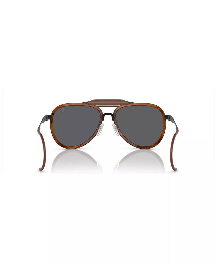 Men's The Roadster Sunglasses RL7080Q Burled Wood - 4