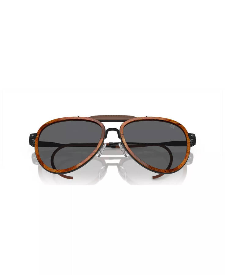 Men's The Roadster Sunglasses RL7080Q Burled Wood - 5