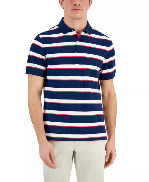 Men's Tipped Polo Shirt, Created for Modazone Navy Combo - 2