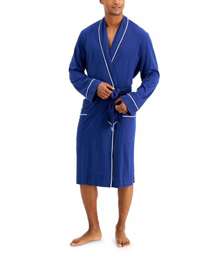 Men's Tipped Robe, Created for Modazone Pomador Blue - 2