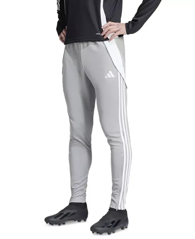 Men's Tiro 24 League Pants-Mid Grey / Wht - 1